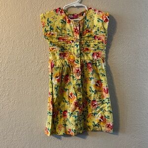 Penelope Mack Yellow Floral Kids Dress